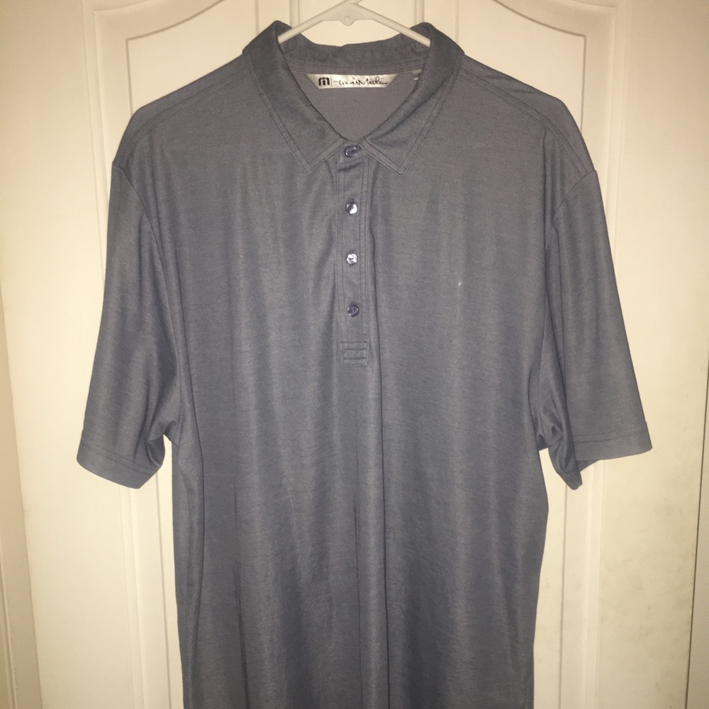 Travis Mathew Blue Ten Year Polo size XL